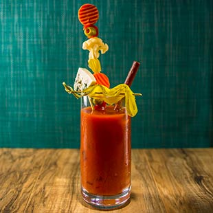 Pickle Juice Bloody Mary - the Farmers Market Mary