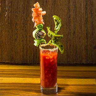 Wasabi Bloody Mary - Los Angeles Style