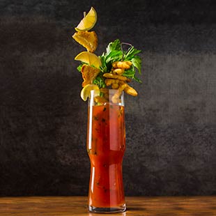 Bloody Mary with Clam Juice - Boston Style